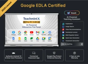X2 Pro Digital Board for Teaching 65 inch (1.65m) Google EDLA Certified