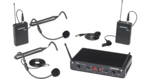 Techoprac Professional Wireless Microphone System - Dual