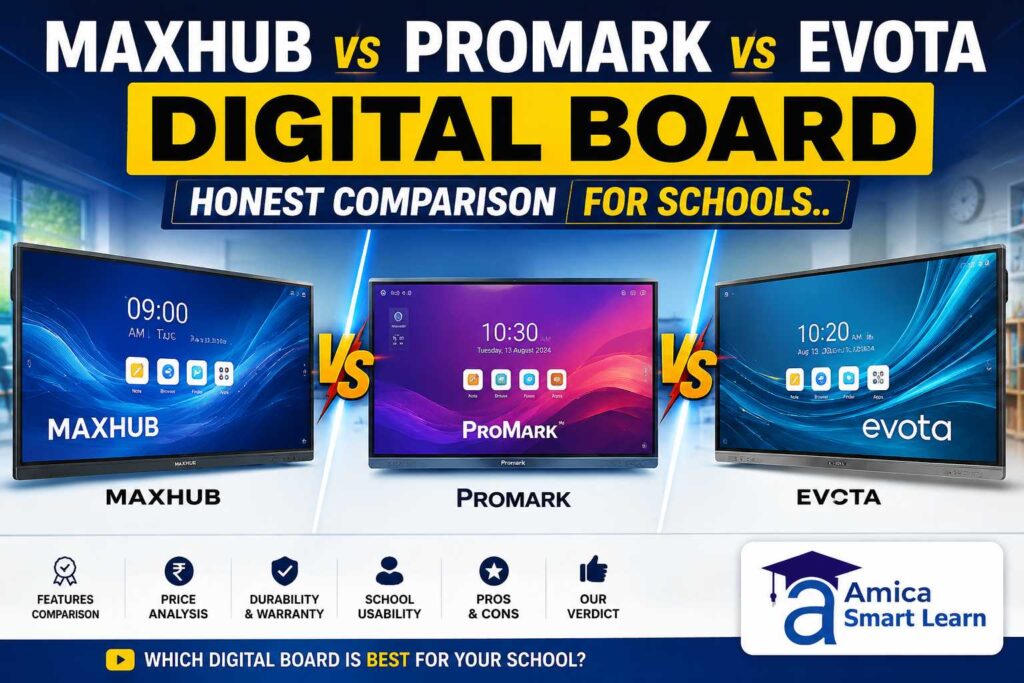 Maxhub vs Promark vs Evota Digital Board